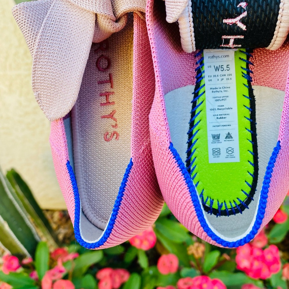 *SOLD* Rothys Mary Jane Points pink 5.5 - Picture 3 of 6